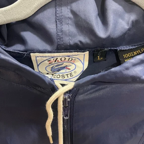 Vintage Izod Lacoste windbreaker L